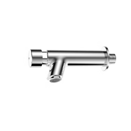 Time Flow Wall Push Tap Chrome