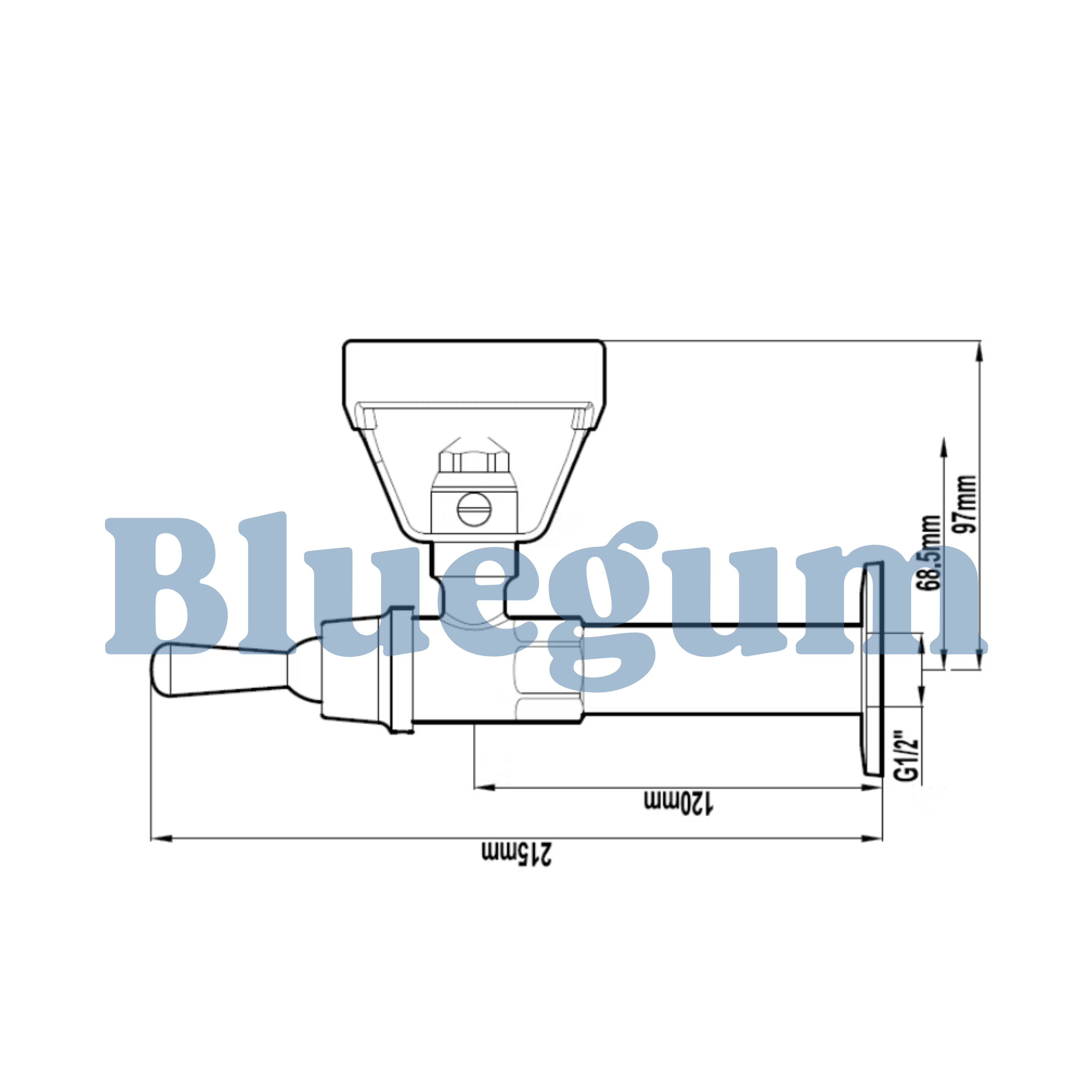 Wall Mounted Bubbler Tap with Lever Handle – Lead Free Chrome Brass Drinking Fountain for Commercial Use