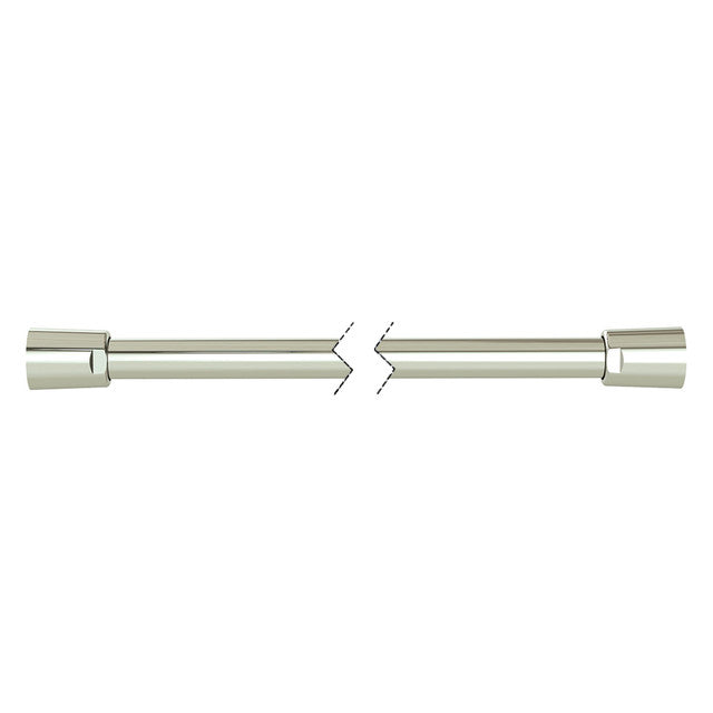 Brushed Nickel Smooth Surface Hose 1500mm - PVC