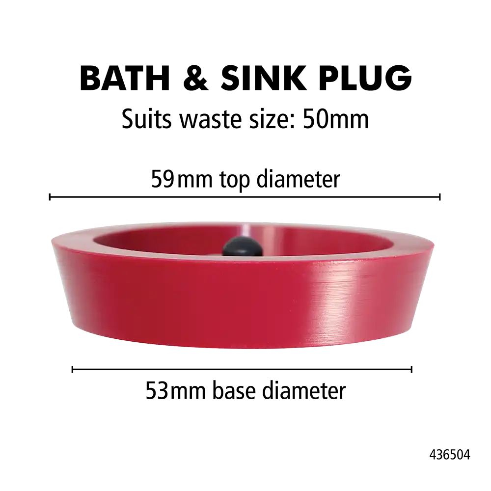 Bath & Sink Plug 50mm