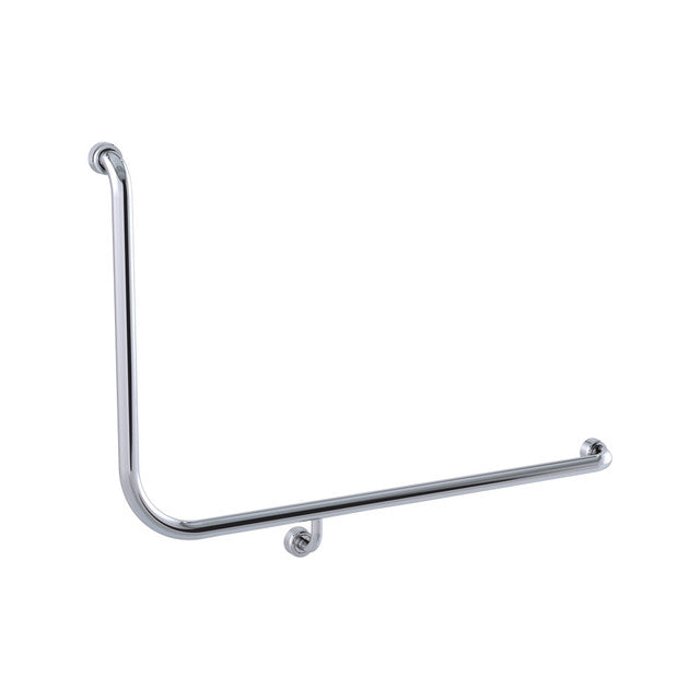 Hygienic Seal® 90° Ambulant & Accessible Grab Rail 960mm x 960mm Polish Supreme™ Right Hand