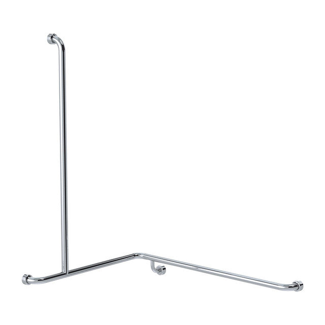Hygienic Seal® Corner Shower Grab Rail Polish Supreme™ Left Hand