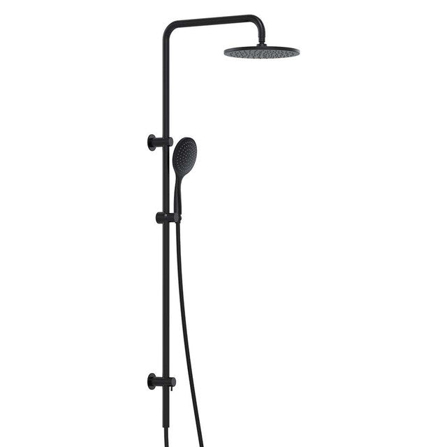 Cosmic Twin Waters™ Swan Neck - Bottom Inlet Matte Black Streamjet™ XL