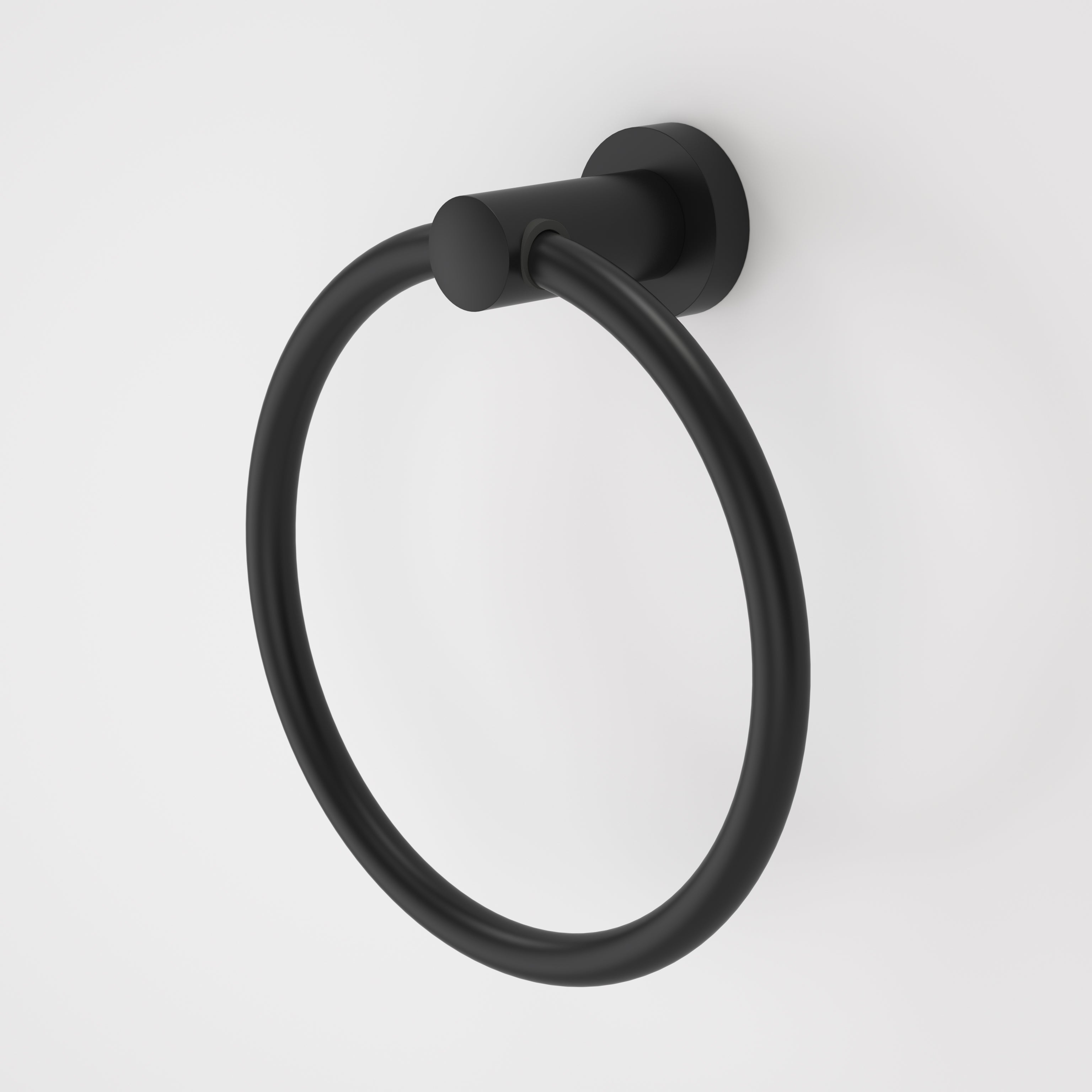 Cosmo Metal Towel Ring Black