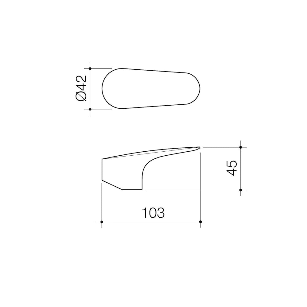 Care Plus Optional Standard Handle W/C