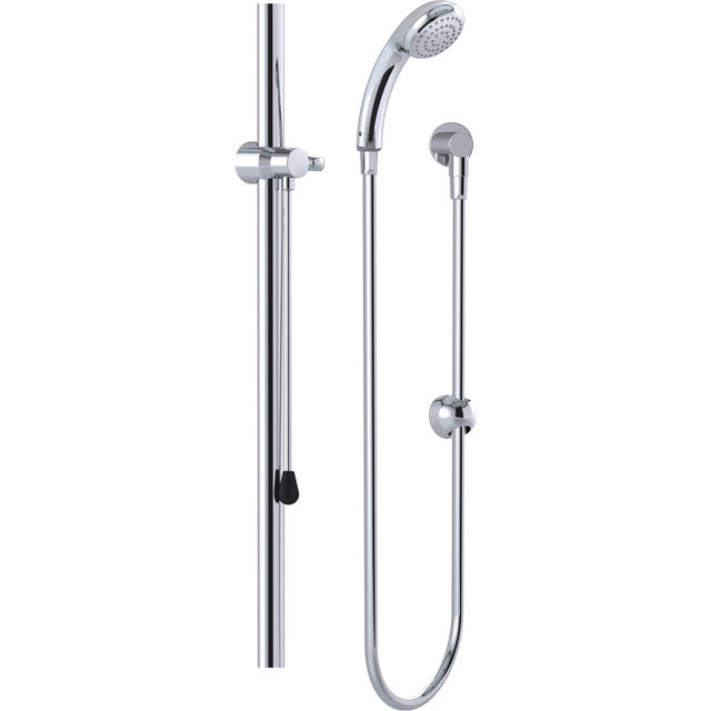 Push-Pullme® Shower Kit With Hose Restrictor Bracket Chrome Princess WELS 3 Star - 9L/min