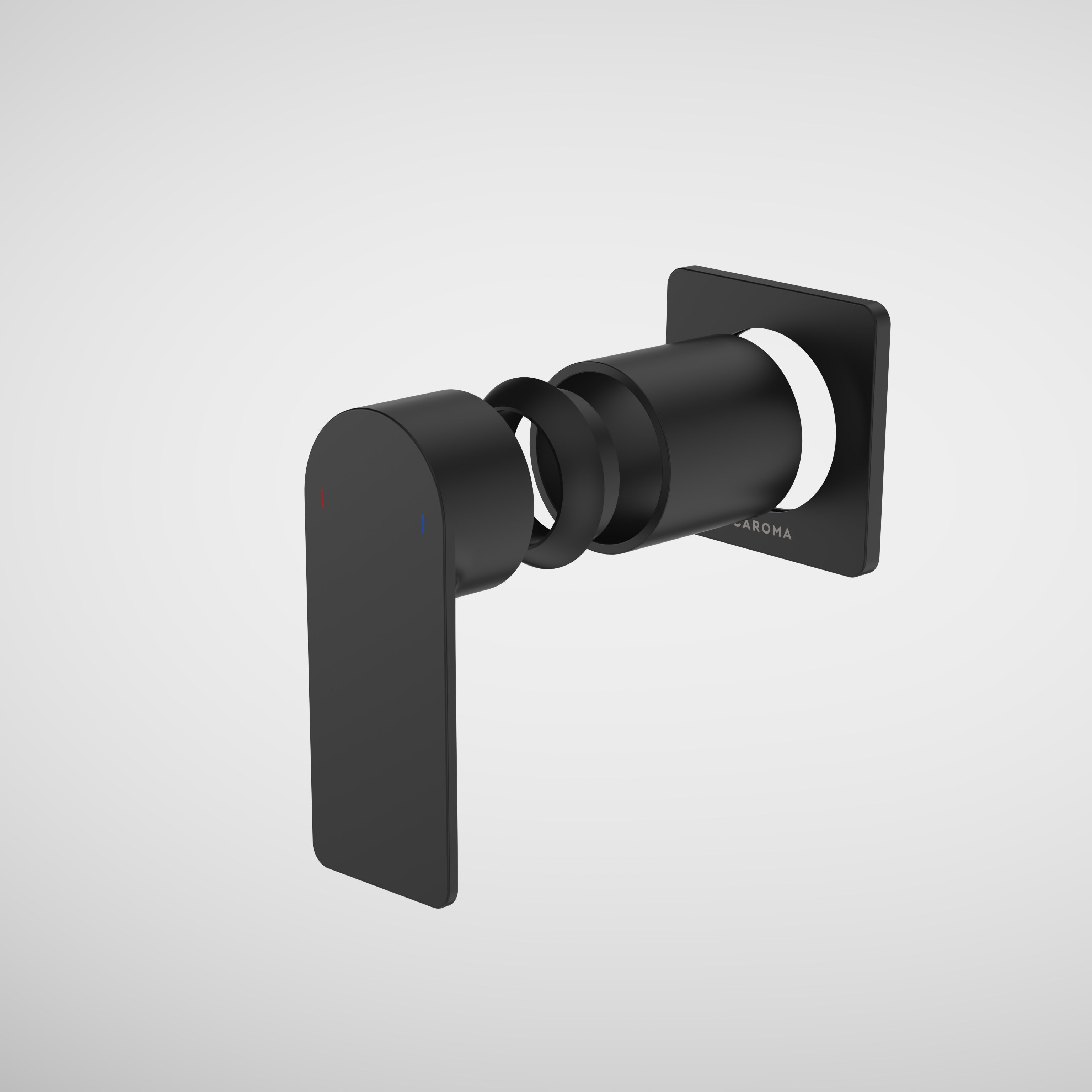 Urbane II Bath / Shower Trim Kit - Square Cover Plate - Matte Black