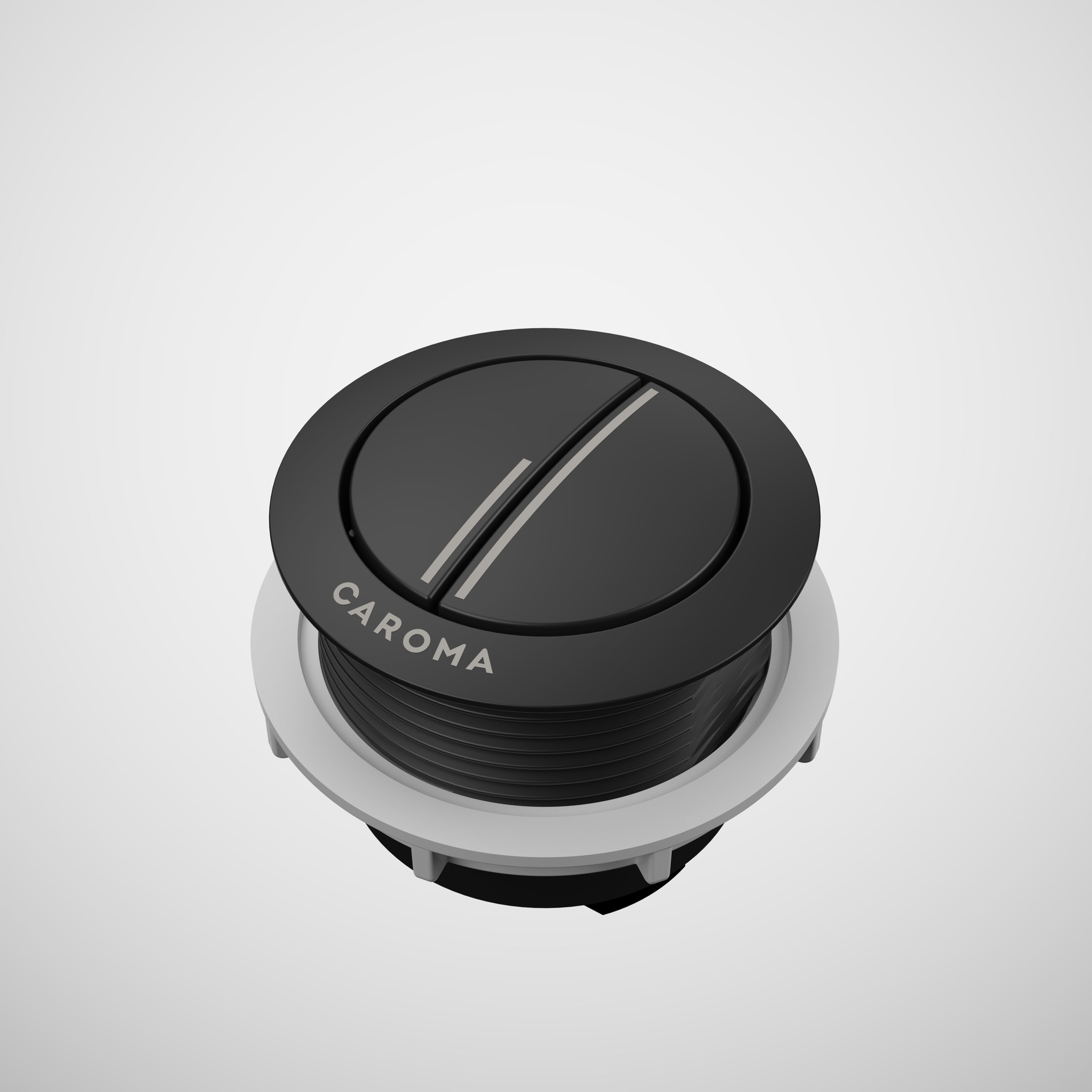 Urbane II Wall Faced Close Coupled Flush Button - Matte Black