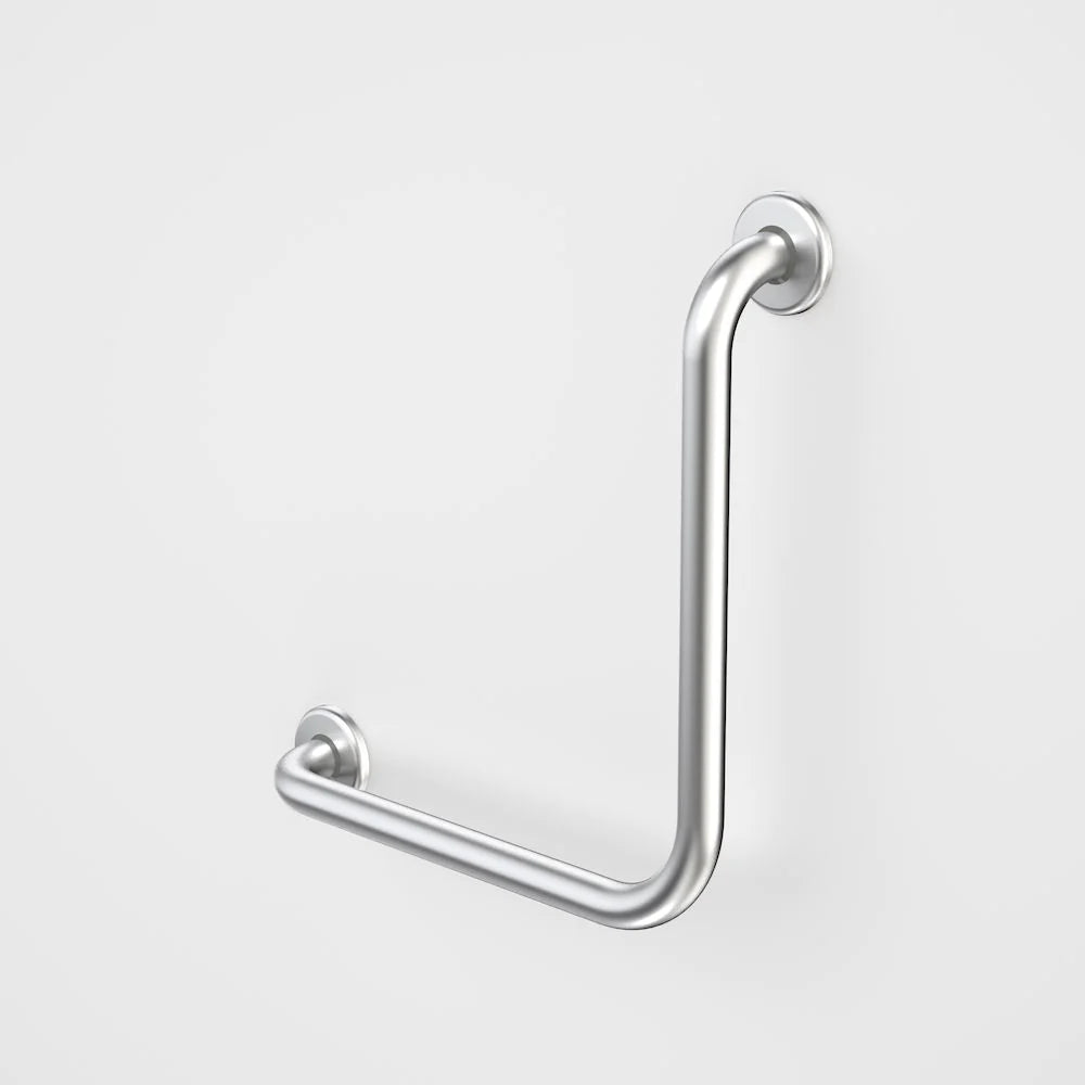 Care Support Grab Rail - 90 Degree Angled 450x450 - Stainless Steel