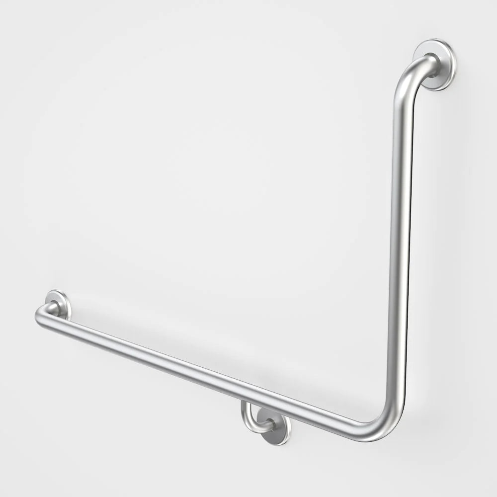 Care Support Grab Rail - 90 Degree Angled 960x600 LH - Stainless Steel