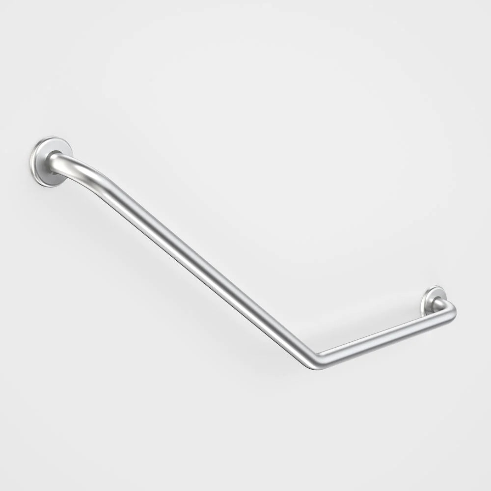 Care Support Grab Rail - 140 Degree Angled 450x700 RH - Stainless Steel