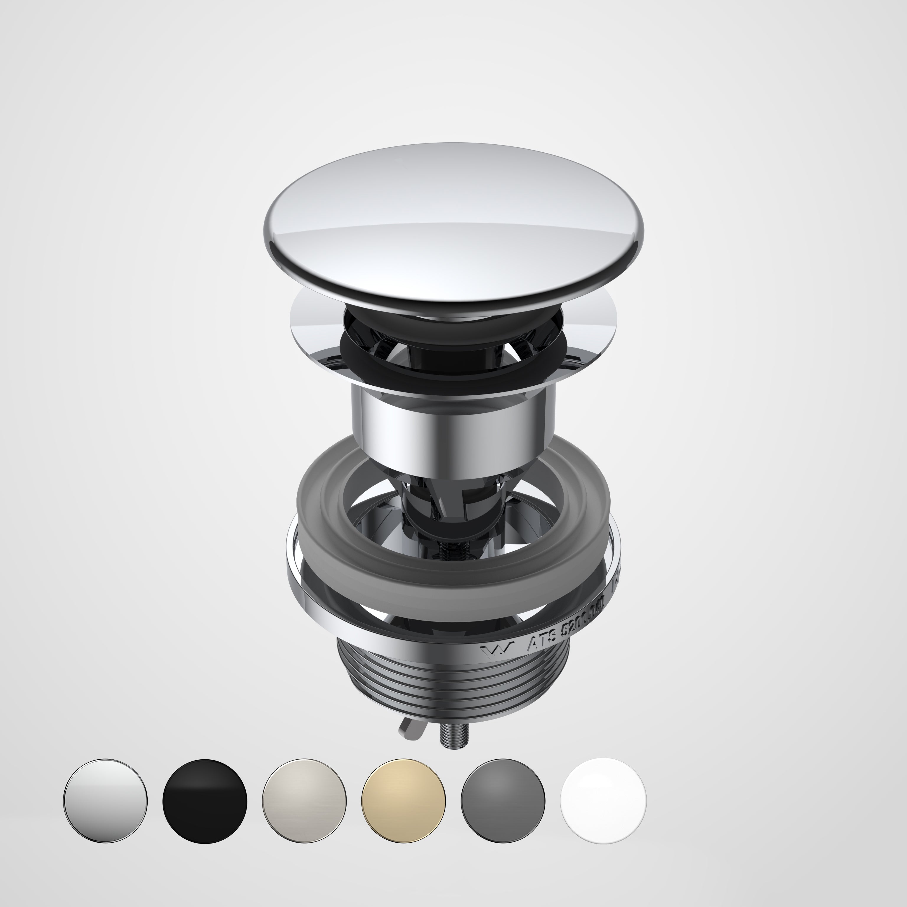 Urbane II Basin Dome Pop-Up Plug & Waste - Chrome