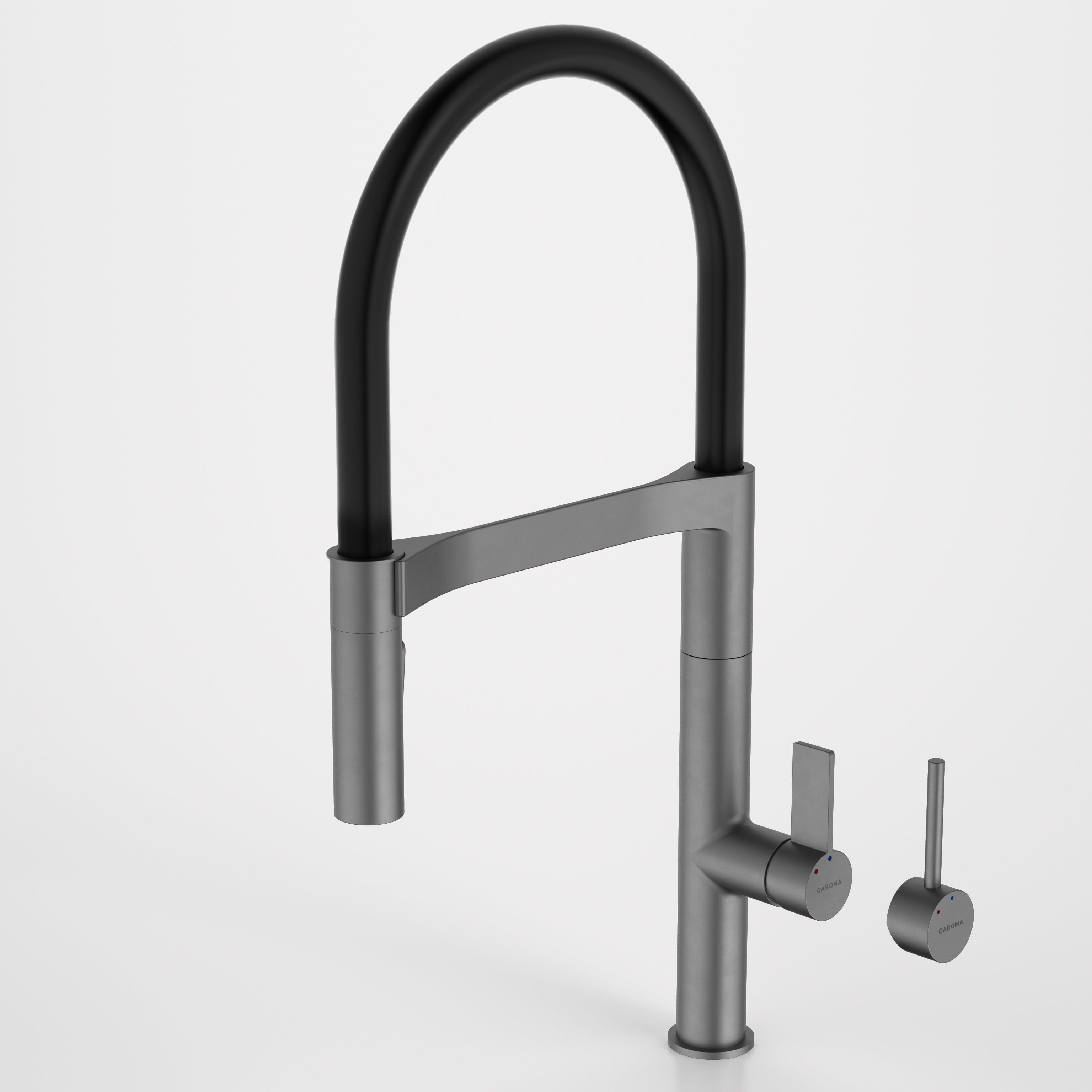 Liano II Pull Down Sink Mixer with Dual Spray - Gunmetal