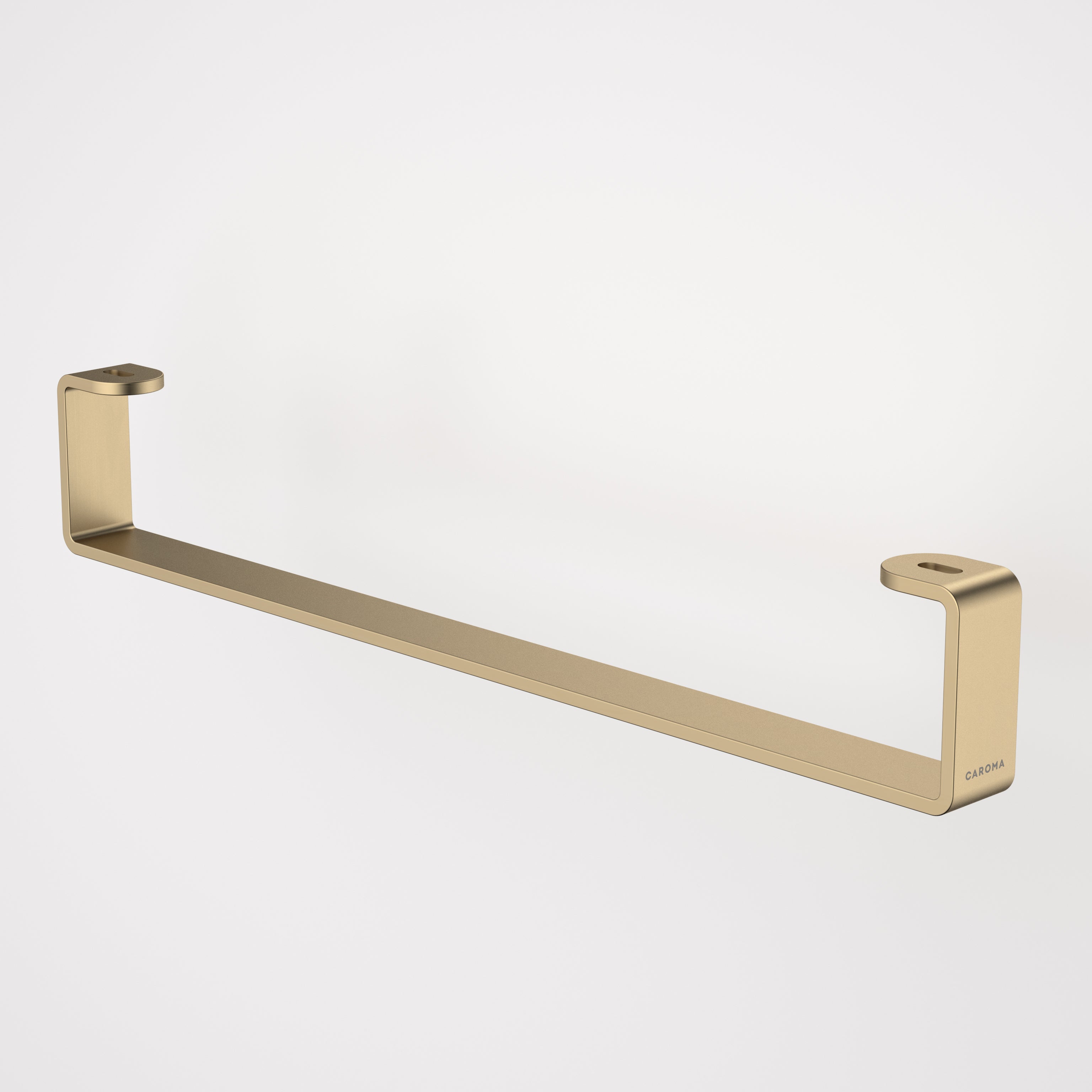 Urbane II Hand Wall Basin Integrated Rail - Brushed Brass