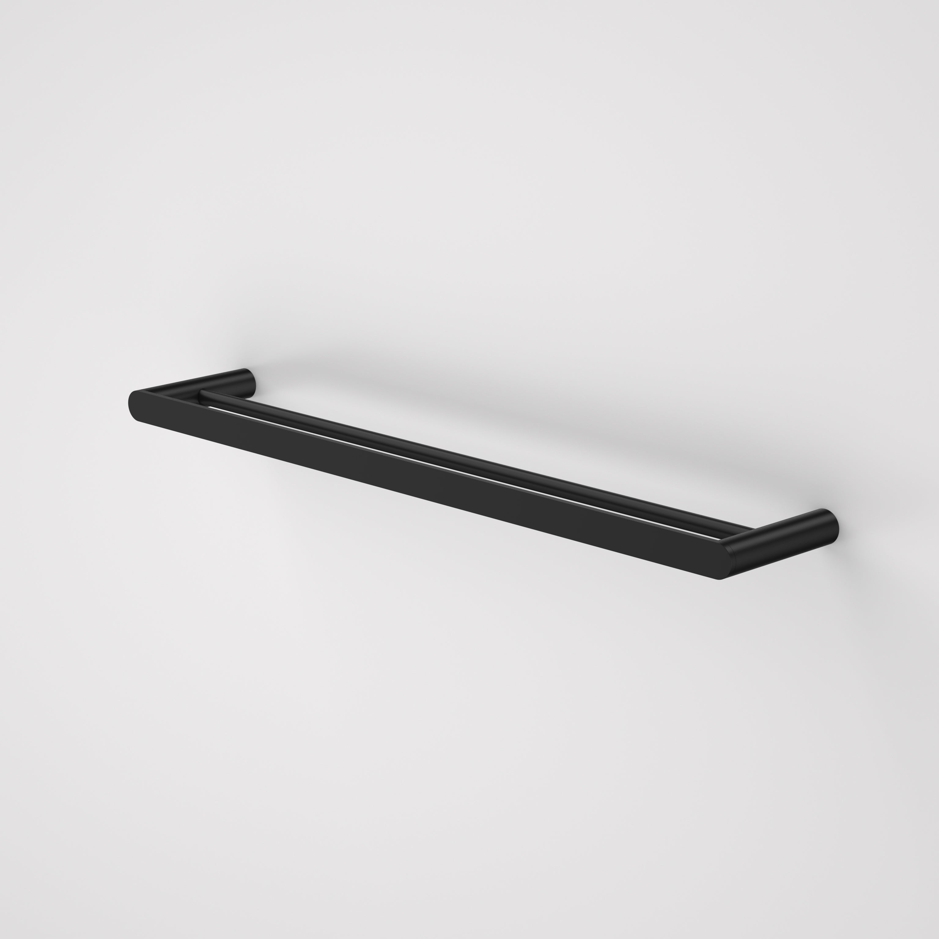 Urbane II 625mm Double Towel Rail – Matte Black
