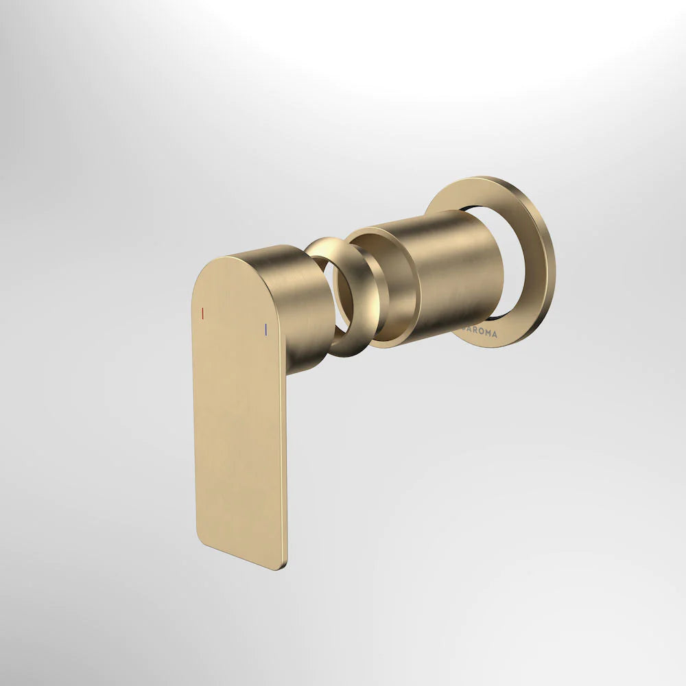 Urbane II Bath / Shower Trim Kit - Round Cover Plate - Brushed Brass