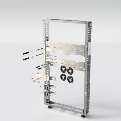 CAMFIS Inwall frame - Wall Mounted Large Basin Kit