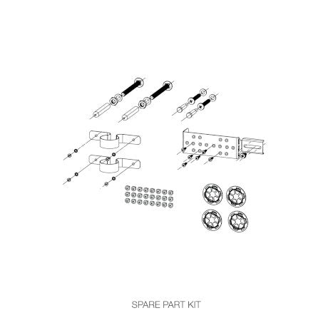 CAMFIS Inwall frame - Wall Mounted Basin Spares Kit