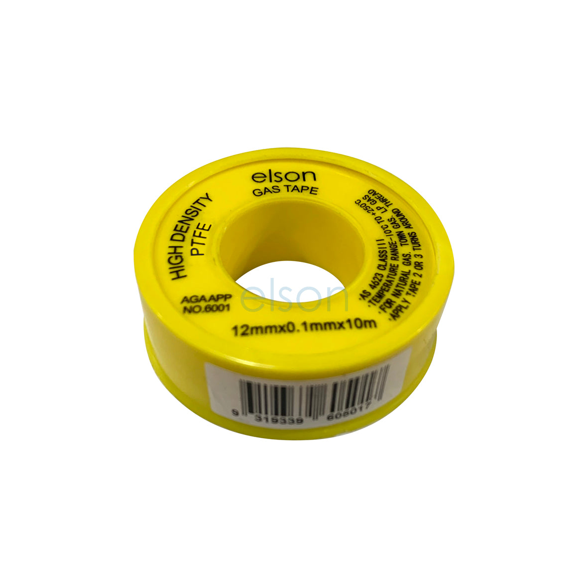 PTFE TAPE GAS 12mmx0.1mmx10m