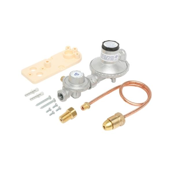 Single Cylinder Lpg Installation Kit 250 Mj Regulator with Bracket + 1 Copper Pigtail + Adaptor