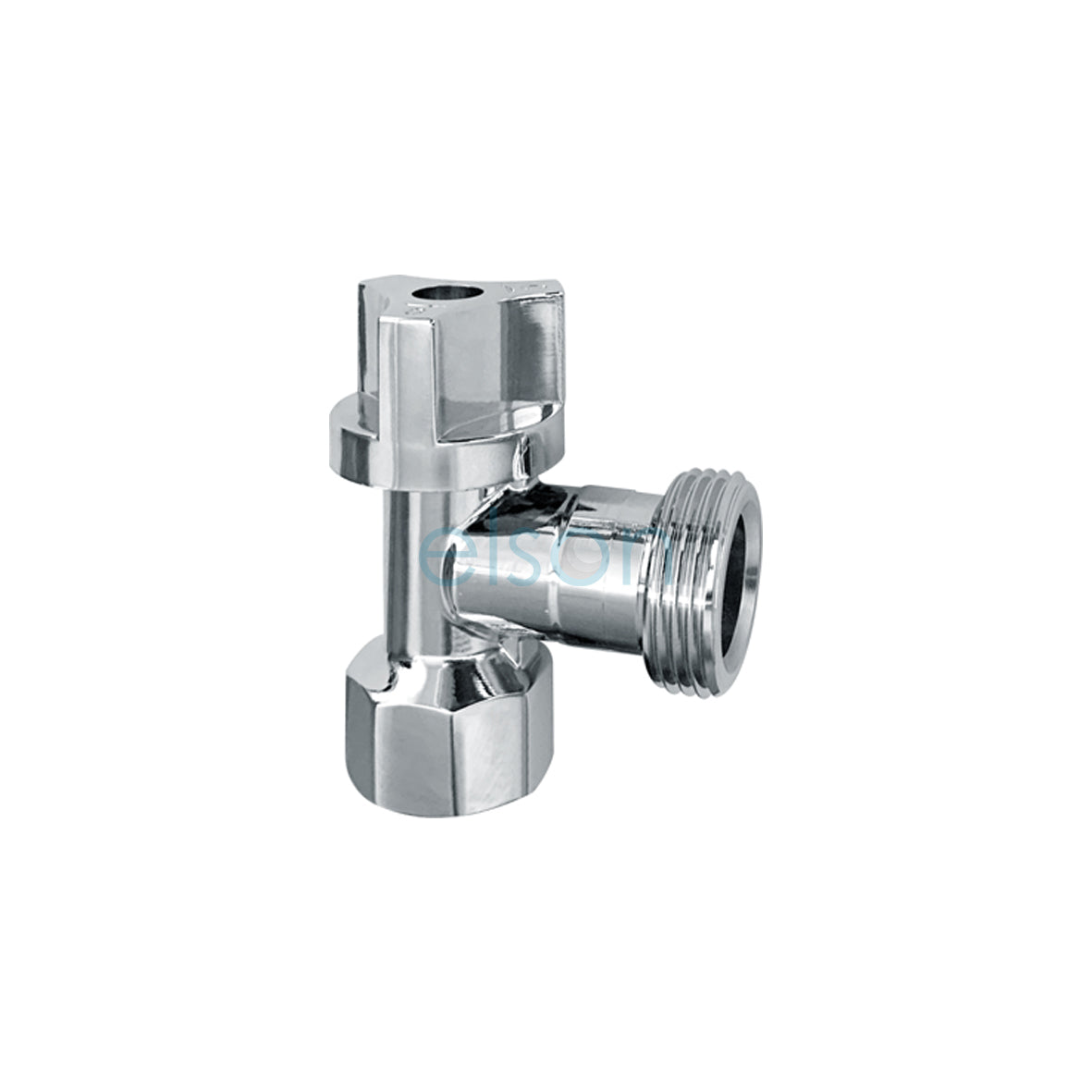 WASHING MACHINE STOP 1/4 TURN WITH NON RETURN VALVE 3/4″ CHROME