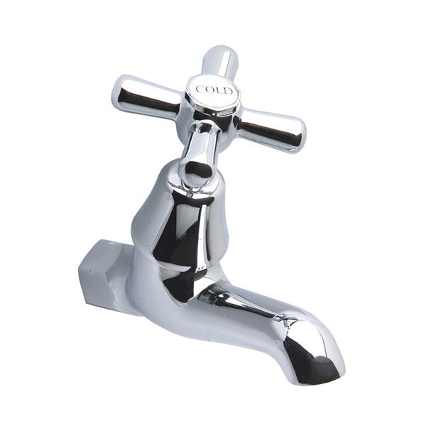 Whitehall Chrome Plated FI Bib Tap 45° Cold Anti Vandal Ceramic Disc Lead Free