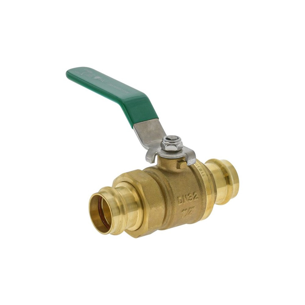 Watermarked Press Fit Ball Valve with Union