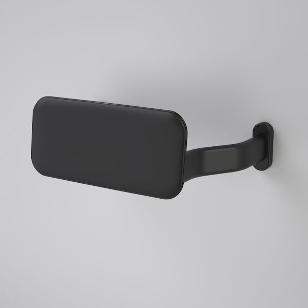 Caroma Backrest Curved Arm - Black (GermGard®) 687400B