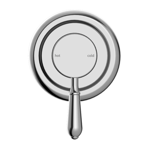 York Shower Mixer With Porcelain Lever