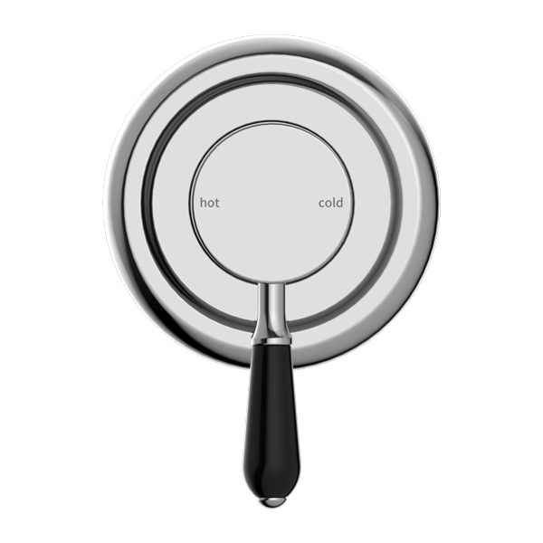 York Shower Mixer With Porcelain Lever