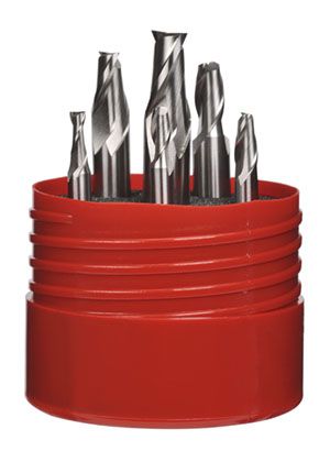6 Piece Metric Short Flatted Slot Drill Set