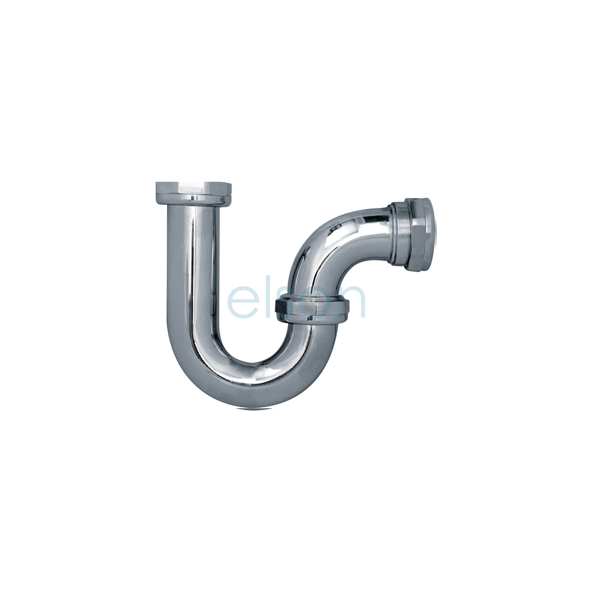 COPPER P TRAP 50mm CHROME EASY FIX SUIT PVC