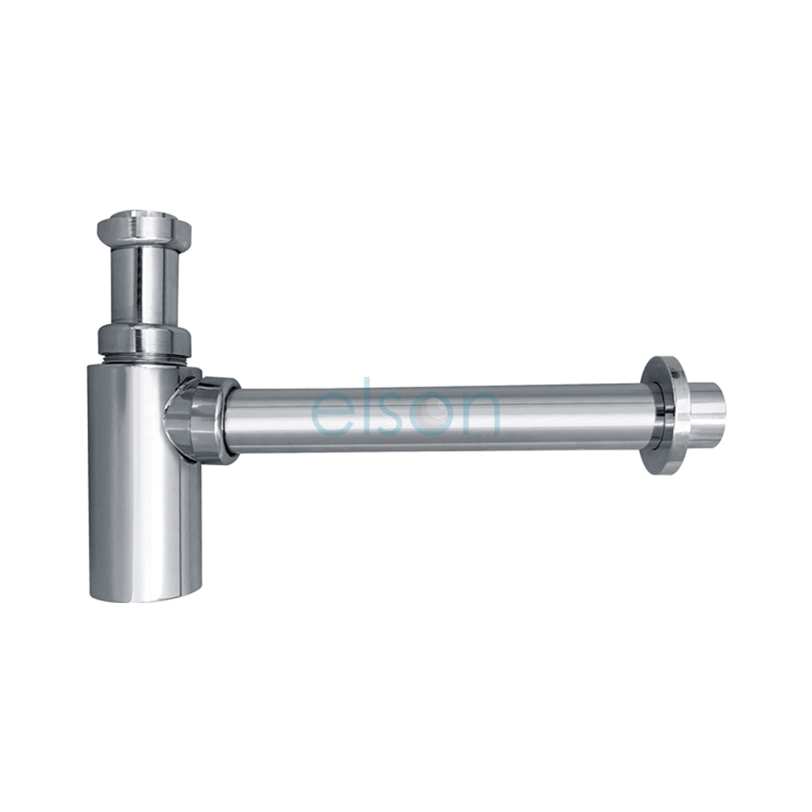 Copper Bottle Trap 335mm x 40mm Chrome Plated