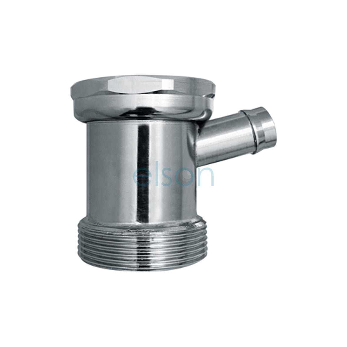 COPPER M&F ADAPTOR CHROME WITH DISH NIPPLE 40mm