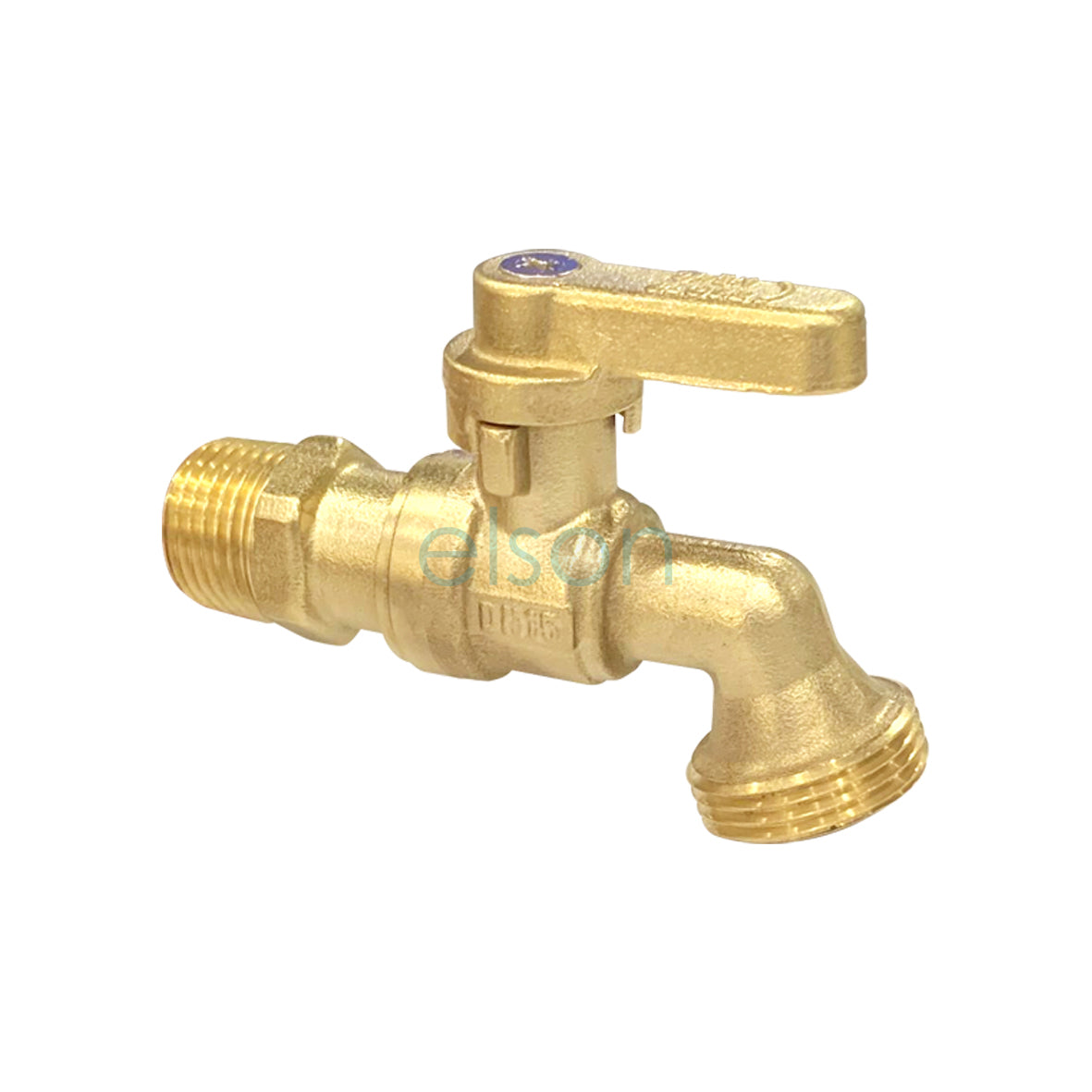 BALL HOSE COCK DR BRASS R1/2 x G3/4B MI