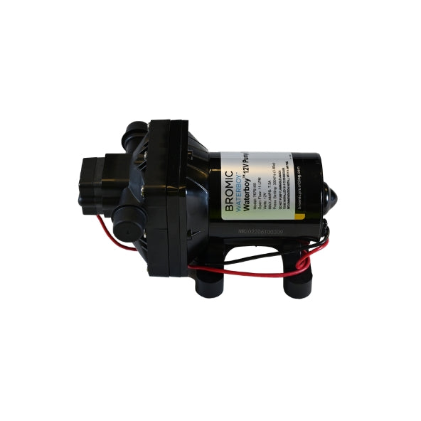 Bromic 12V Diaphragm Water Pump – Self-Priming, Quiet, 4.3L/min Flow for RV, Caravan & Marine Use