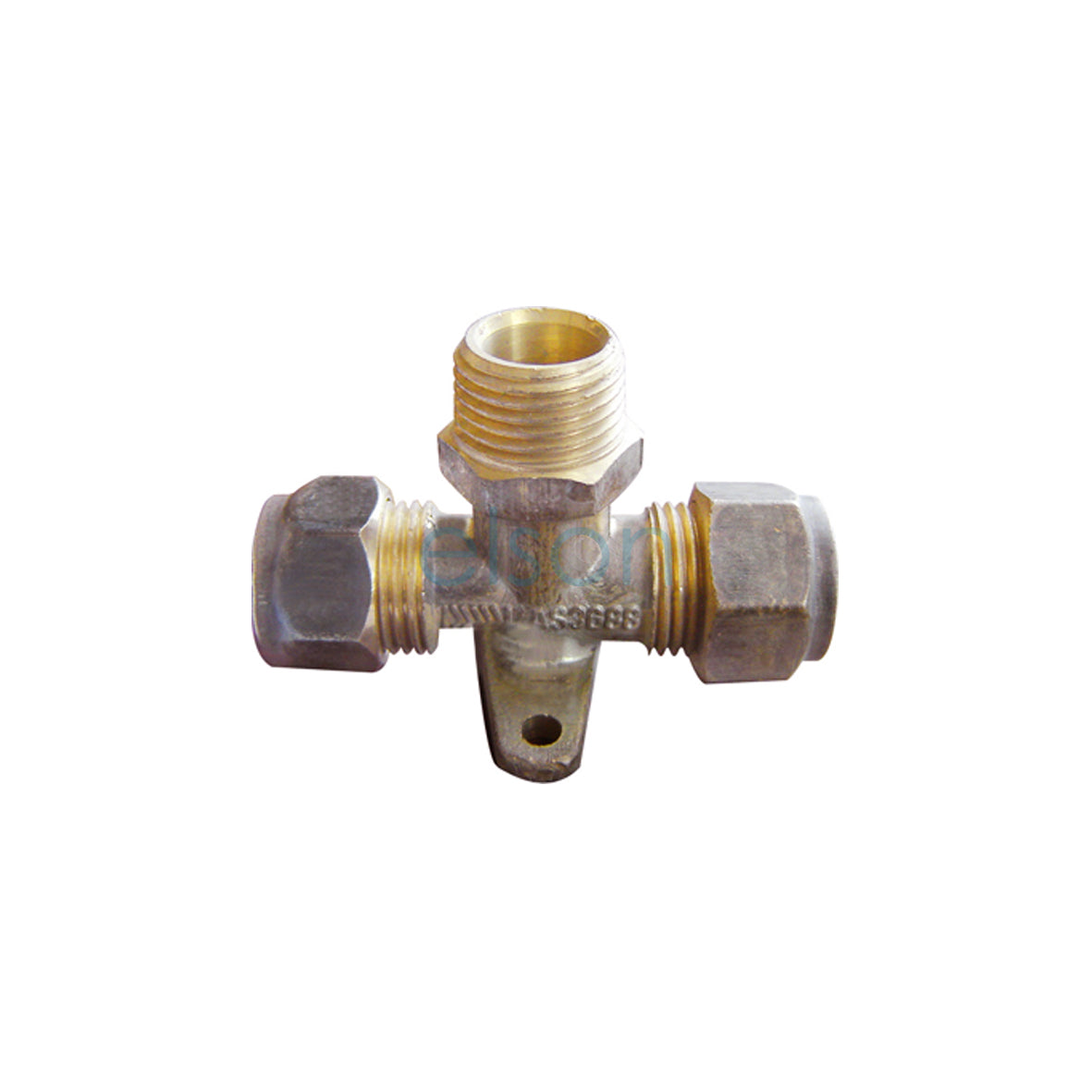 TEE CxCxM LUGGED 15mm BRASS C/O