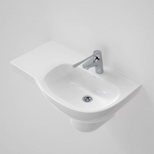 Care 700 Wall Basin with Left Hand Shelf (with GERMGARD®) - 1TH