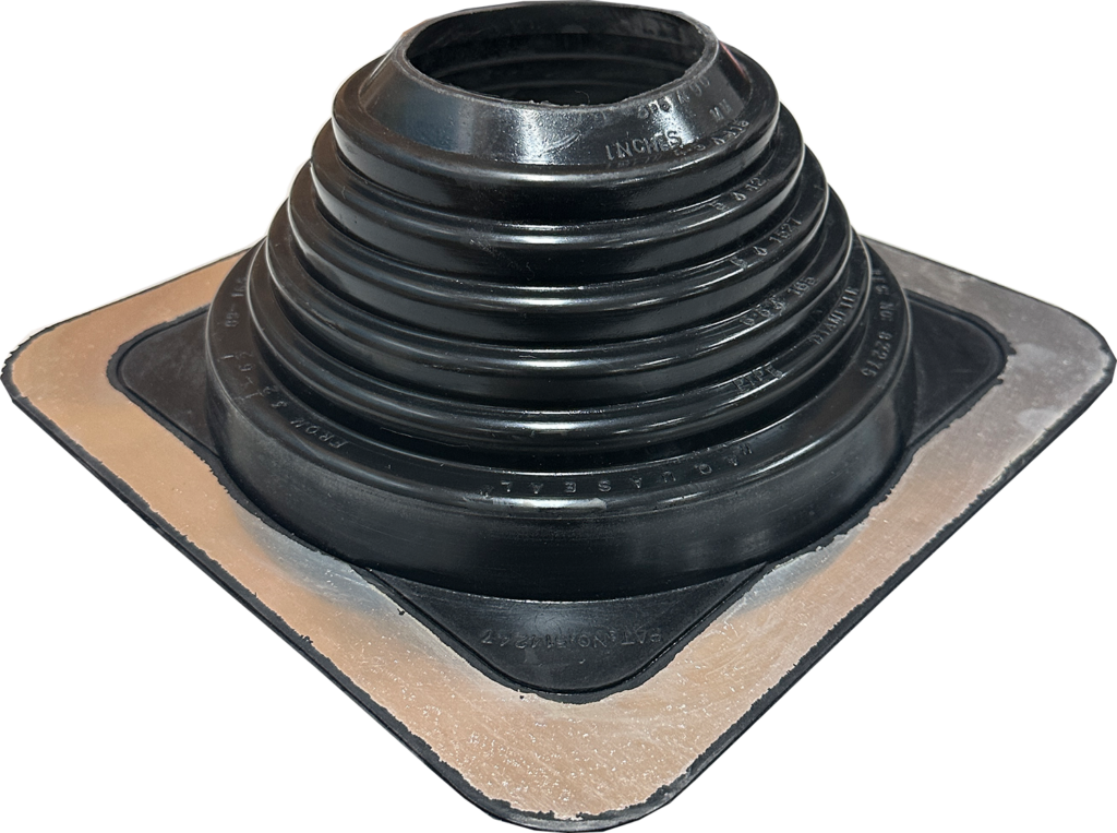 Aquaseal Original #4 EPDM Roof Flashing - Black, 90-165mm Pipe Range, BAL 12.5 | AOE4B