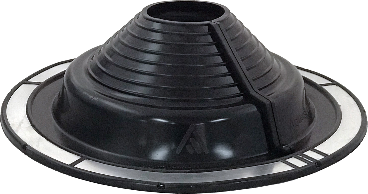Round #7 EPDM Pipe Flashing - Black, 125-305mm