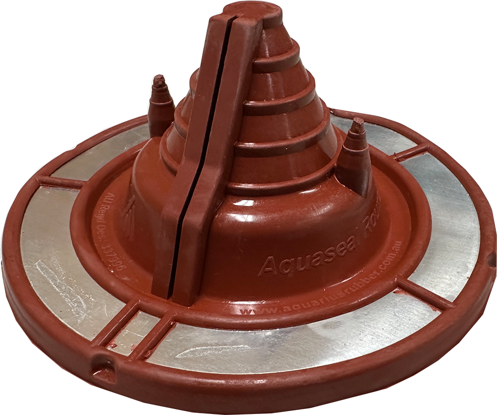 Round #2 Silicone Pipe Flashing - Red, 12-70mm