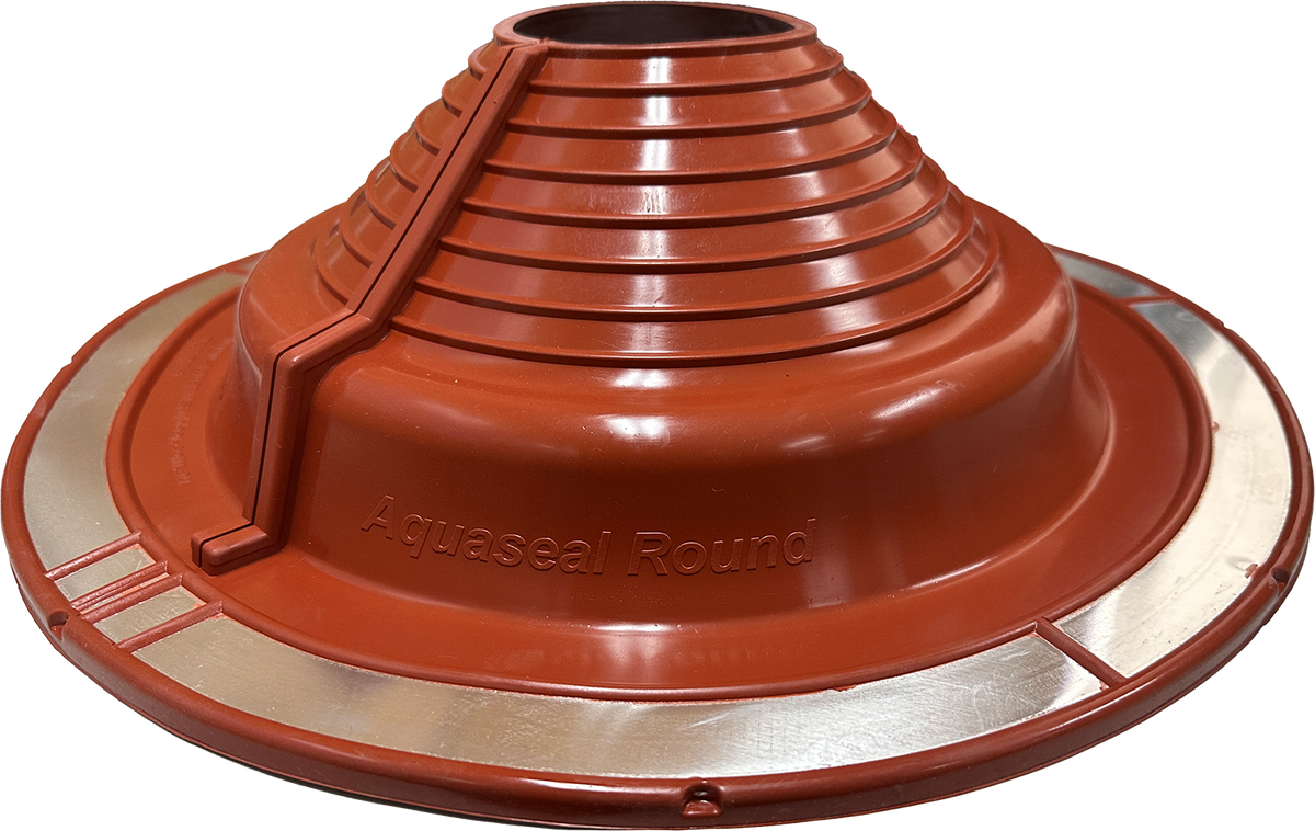 Round #7 Silicone Pipe Flashing - Red, 125-305mm