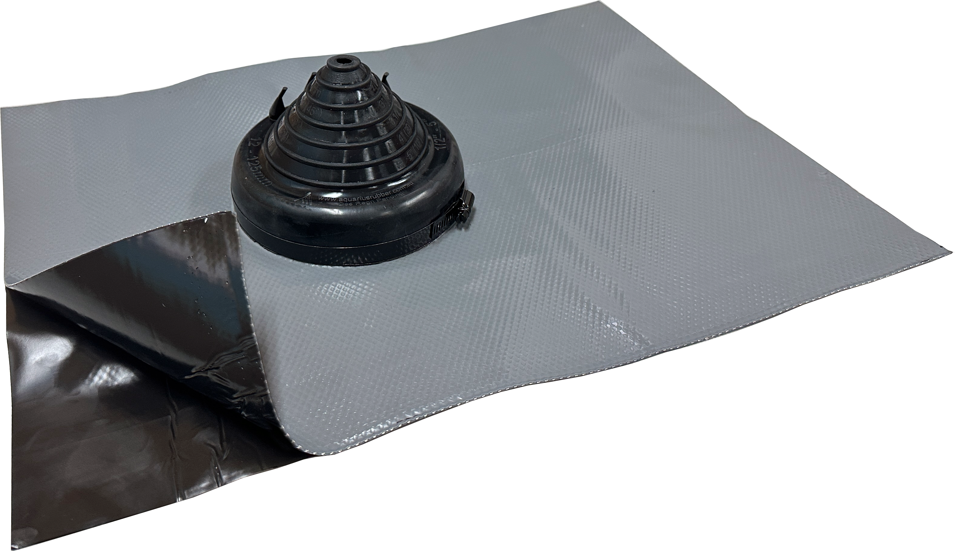 #2 Aqua Tile EPDM Black 12-125mm with Grey Base