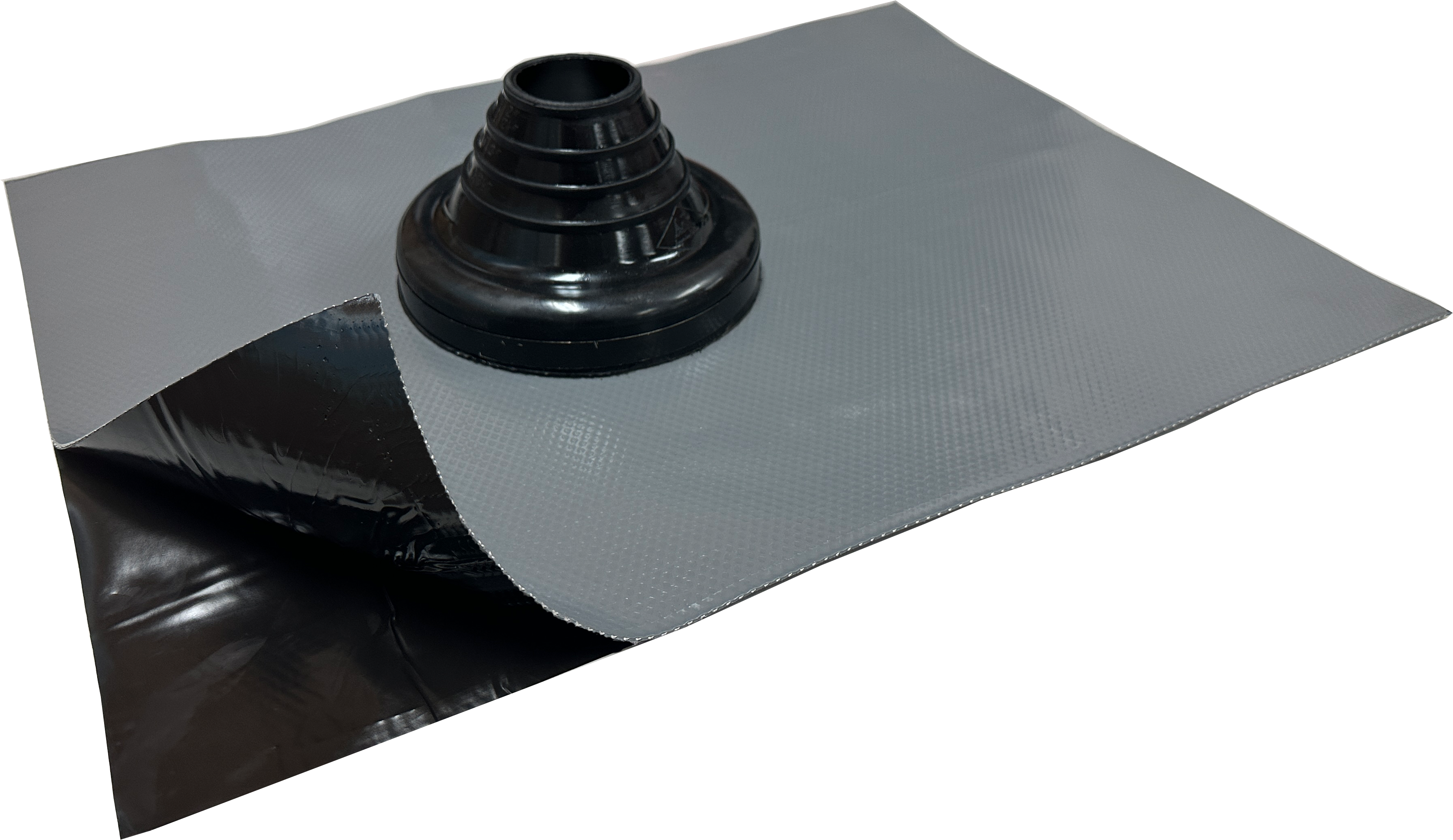 #3 Aqua Tile EPDM Black 40-100mm Square Cone with Grey Base