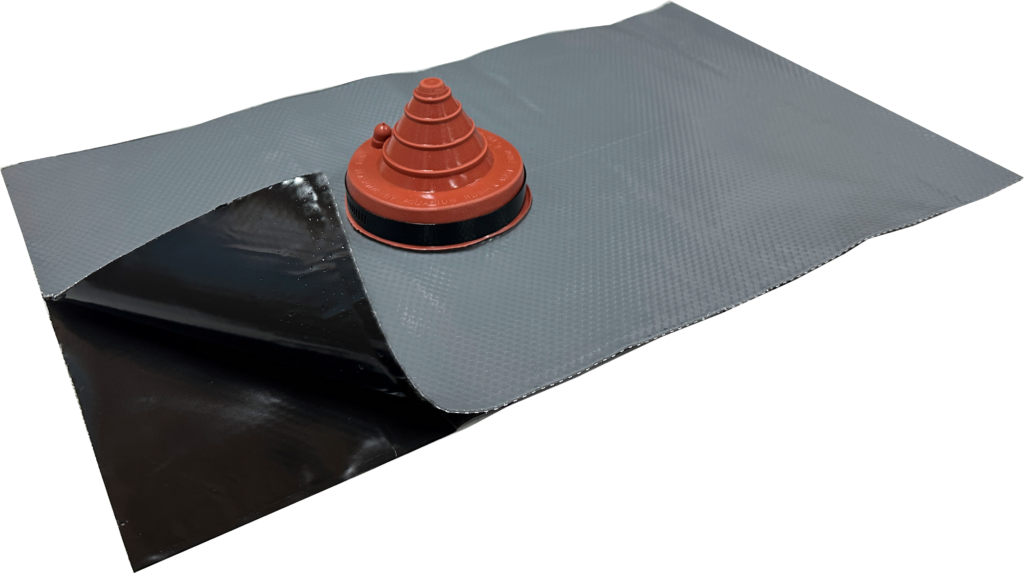 Aqua Tile #1 Silicone Roof Flashing - Red, 5-50mm Pipe Range, BAL 29 | ATS1R5-45G