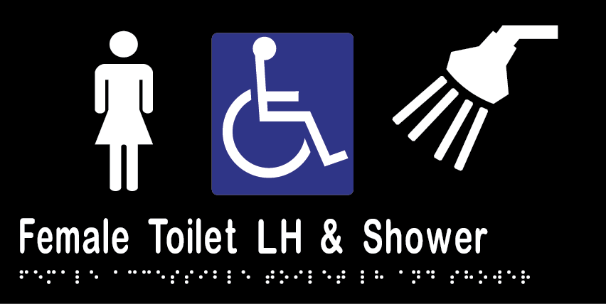 Female Accessible Toilet & Shower LH