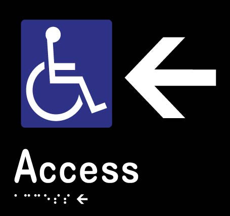 Accessible Access - Arrow Left