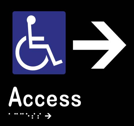 Accessible Access - Arrow Right
