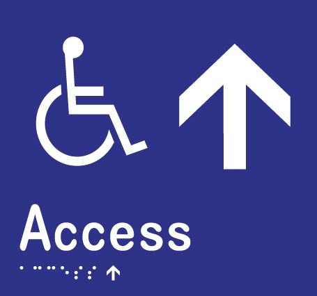 Accessible Access - Arrow Up