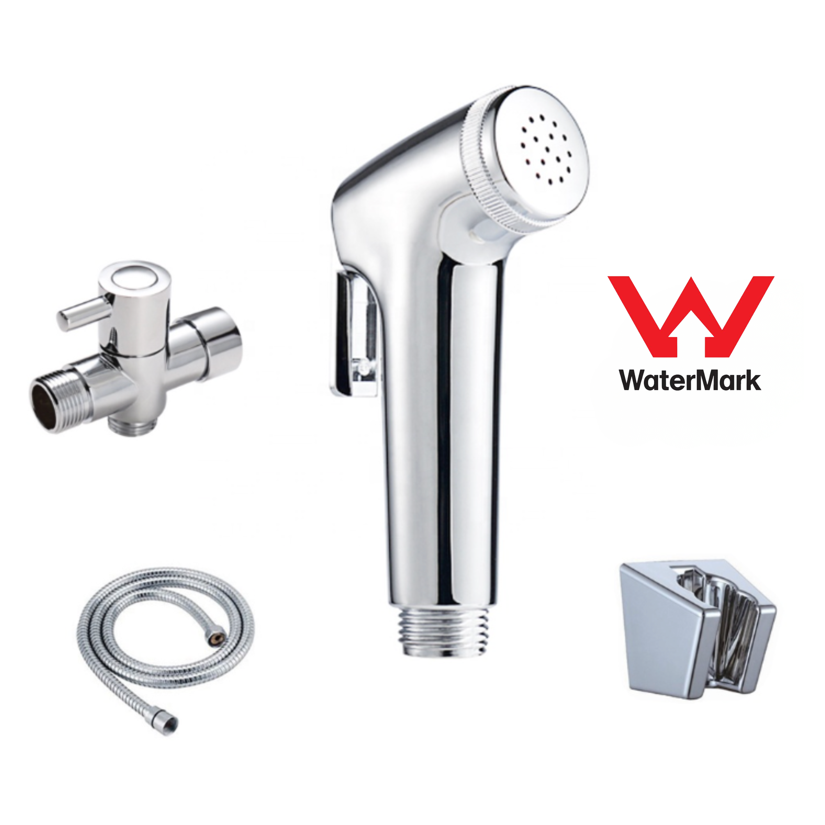 Chrome Bidet Set
